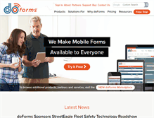 Tablet Screenshot of doforms.com